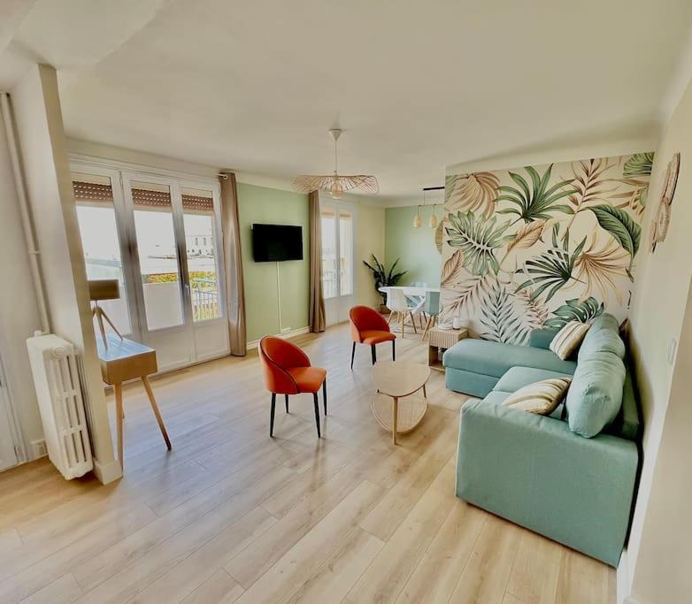 Spacieux T3 Terrasse Vue Mer Sete Bagian luar foto